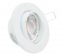 LED Einbaustrahler 230V flach dimmbar weiß rund 5W Modul