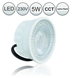 LC Light LED Modul 5W 230V flach CCT warmwei neutralwei kaltwei 50x25mm