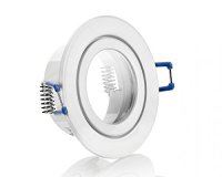 IP44 LED Einbaustrahler Bad 230V wei rund 5W GU10 LED