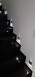 LED Wand Treppenleuchte 230V Aluminium 2W Kaltweiß dezent indirekt