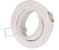 Einbaustrahler GU10 Einbaurahmen wei matt schwenkbar 68mm Bajonettverschluss