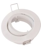 Einbaustrahler GU10 Einbaurahmen wei matt schwenkbar 68mm Bajonettverschluss