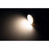 LED Einbaustrahler flach 55mm Bohr Lochma 230V 3W Einbauleuchte silber gebrstet warmwei 120