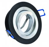 LED Einbaustrahler flach dimmbar schwarz Bicolor II 230V 5W Modul