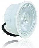 LED Einbaustrahler eckig flach dimmbar 55mm Bohr Lochma 230V 5W Einbauleuchte Edehlstahl gebrstet