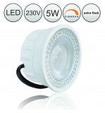 LED Modul flach stufenlos dimmbar 230V 5W tageslicht wei 4000K 50x25mm 38