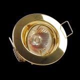 Einbaurahmen GU10 Gold Messing LED Einbaustrahler